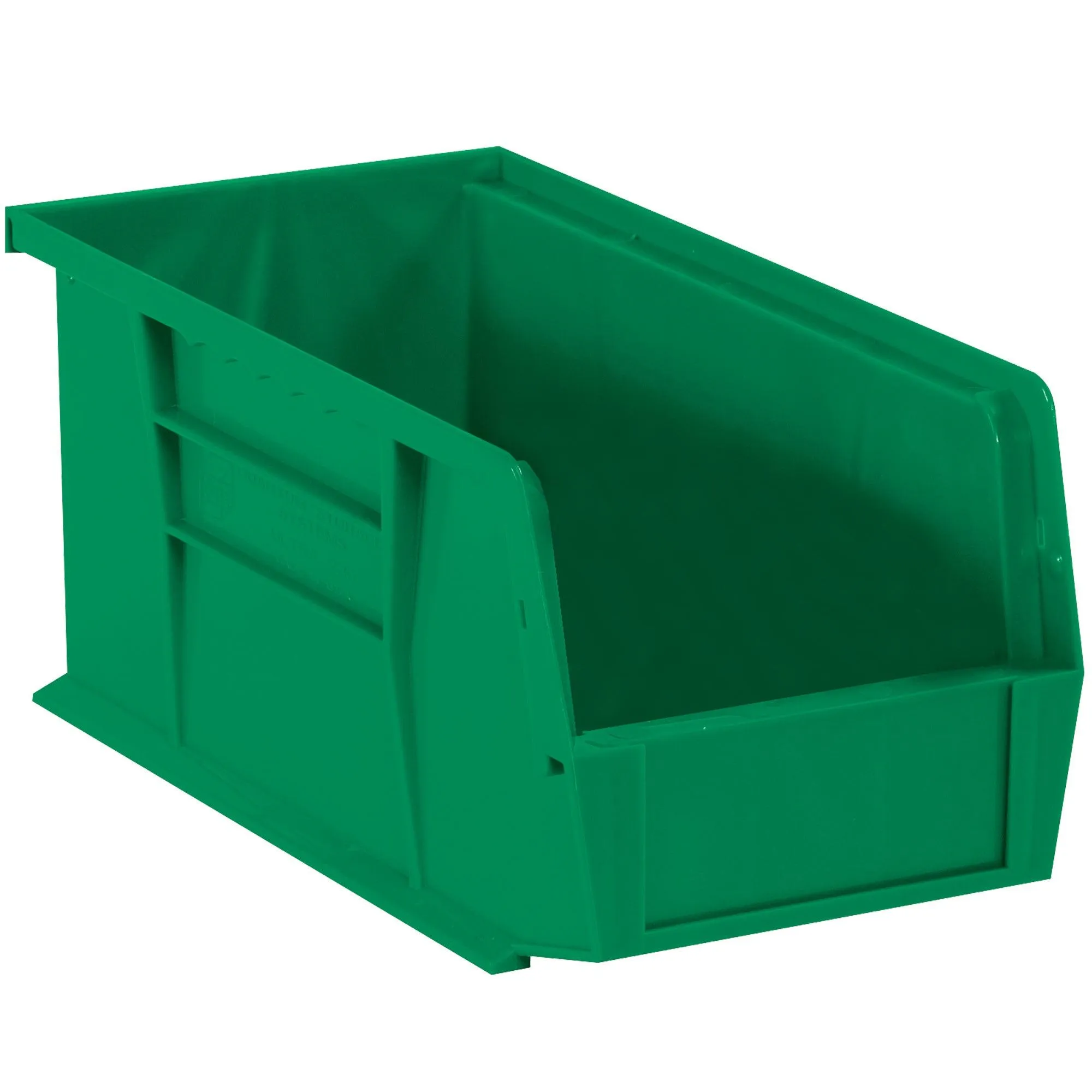 18 x 8 1/4 x 9" Green Plastic Stack & Hang Bin Boxes