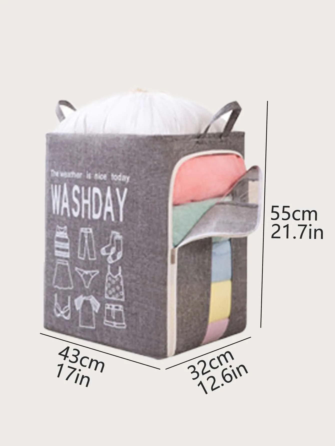 1pc Cartoon Graphic Laundry Hamper