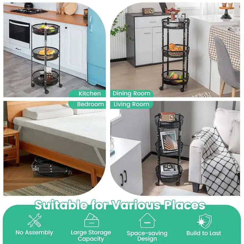 3 Tier Folding Carts