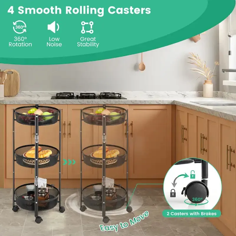 3 Tier Folding Carts