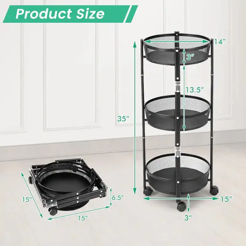 3 Tier Folding Carts