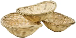 3143 Pk3 Oval Basket 8 inch