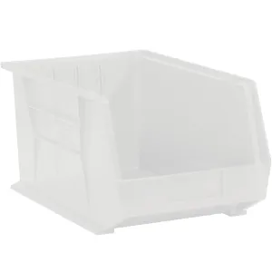 5 3/8 x 4 1/8 x 3" Clear Plastic Stack & Hang Bin Boxes