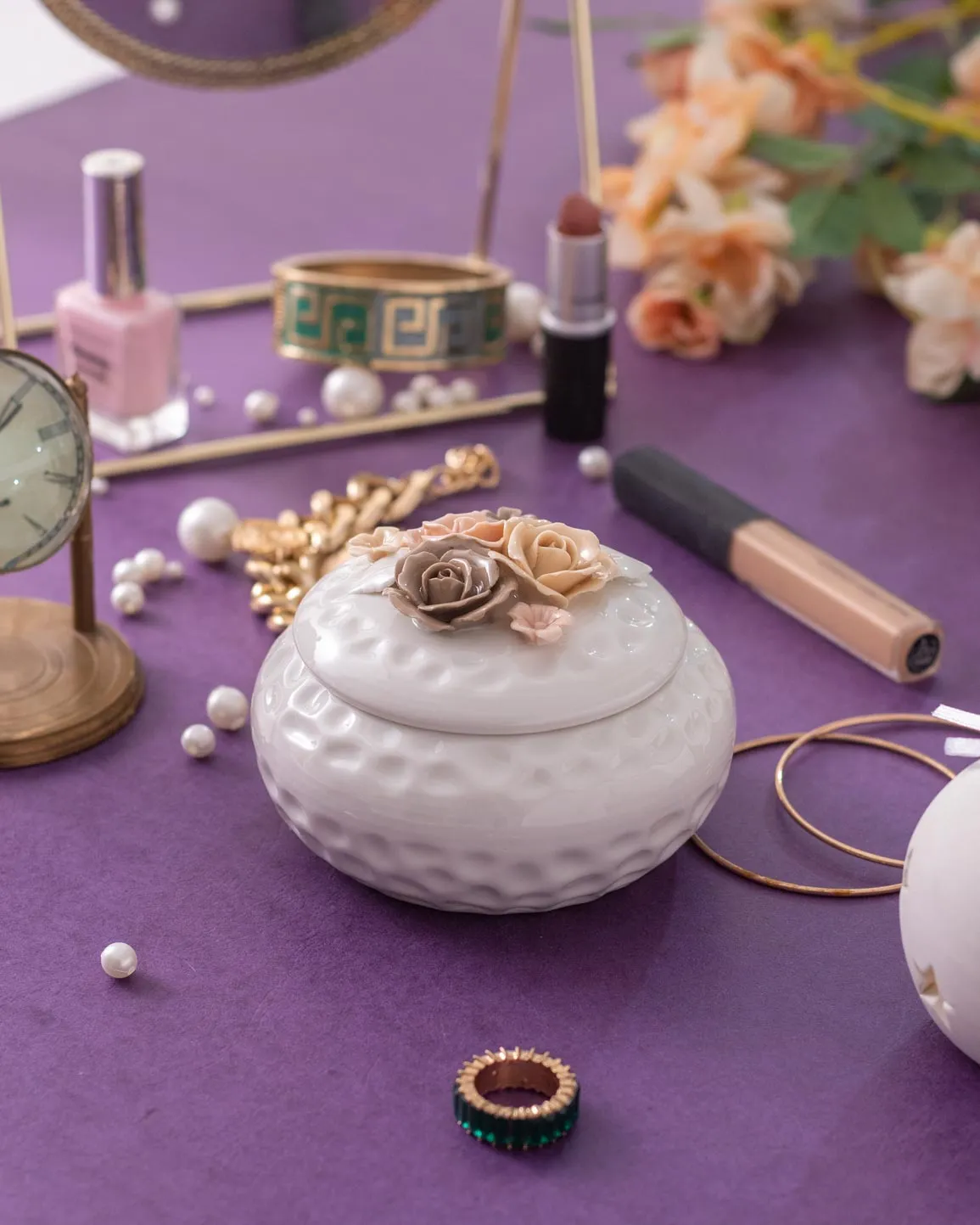 Adorable Floral Trinket Keeper