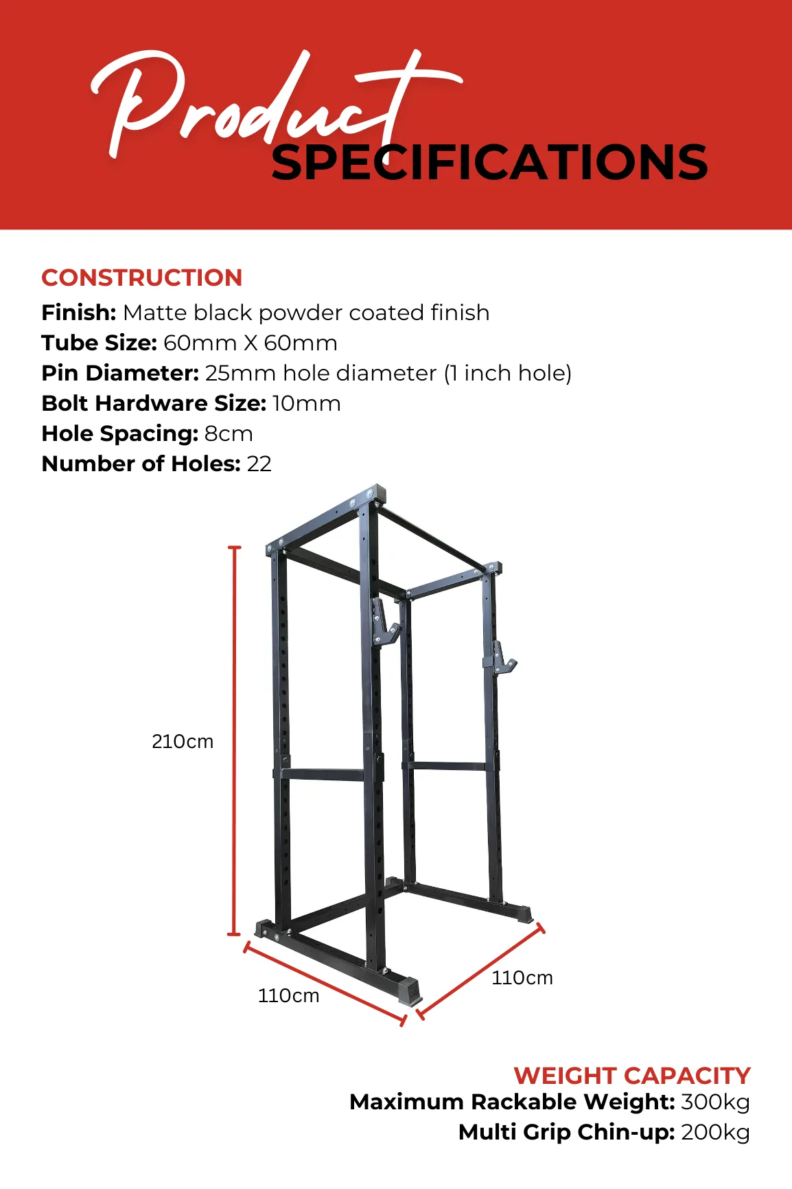 Body Iron CX44 Compact Power Rack