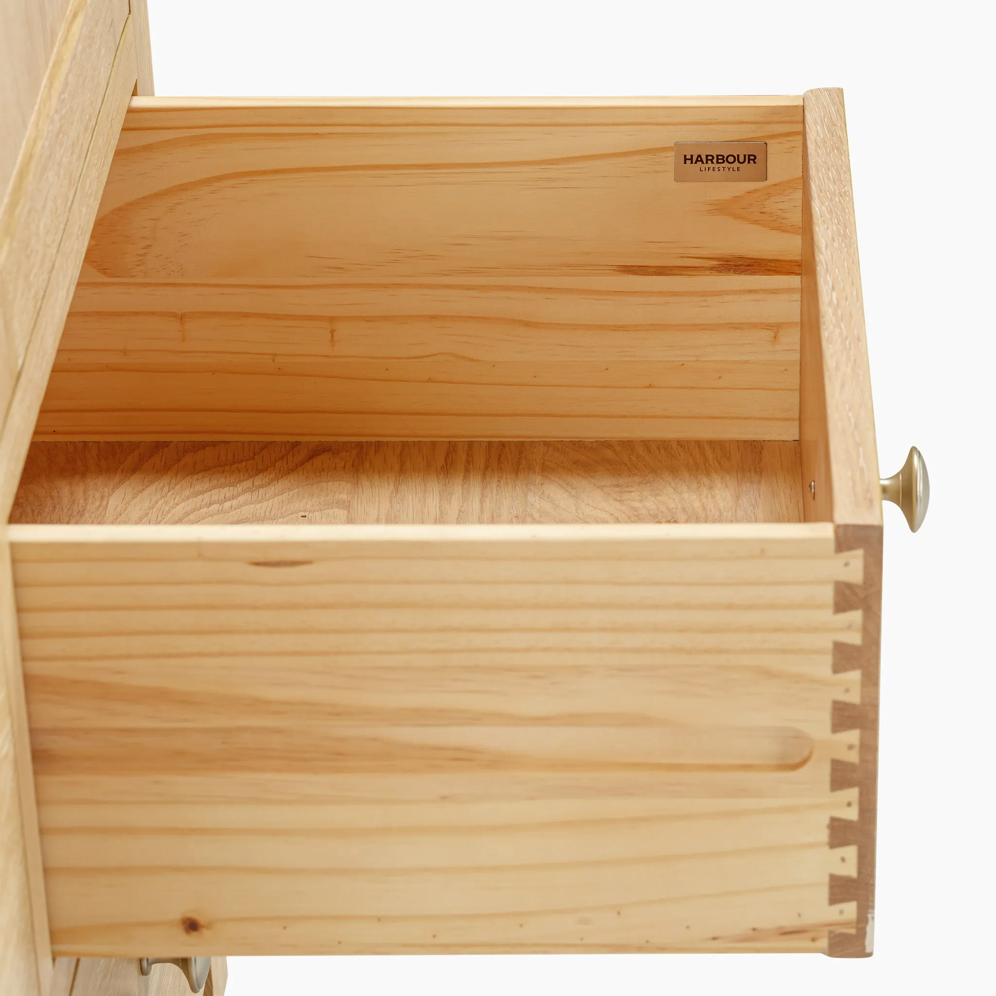 Burford Triple Larder Unit in Natural Oak
