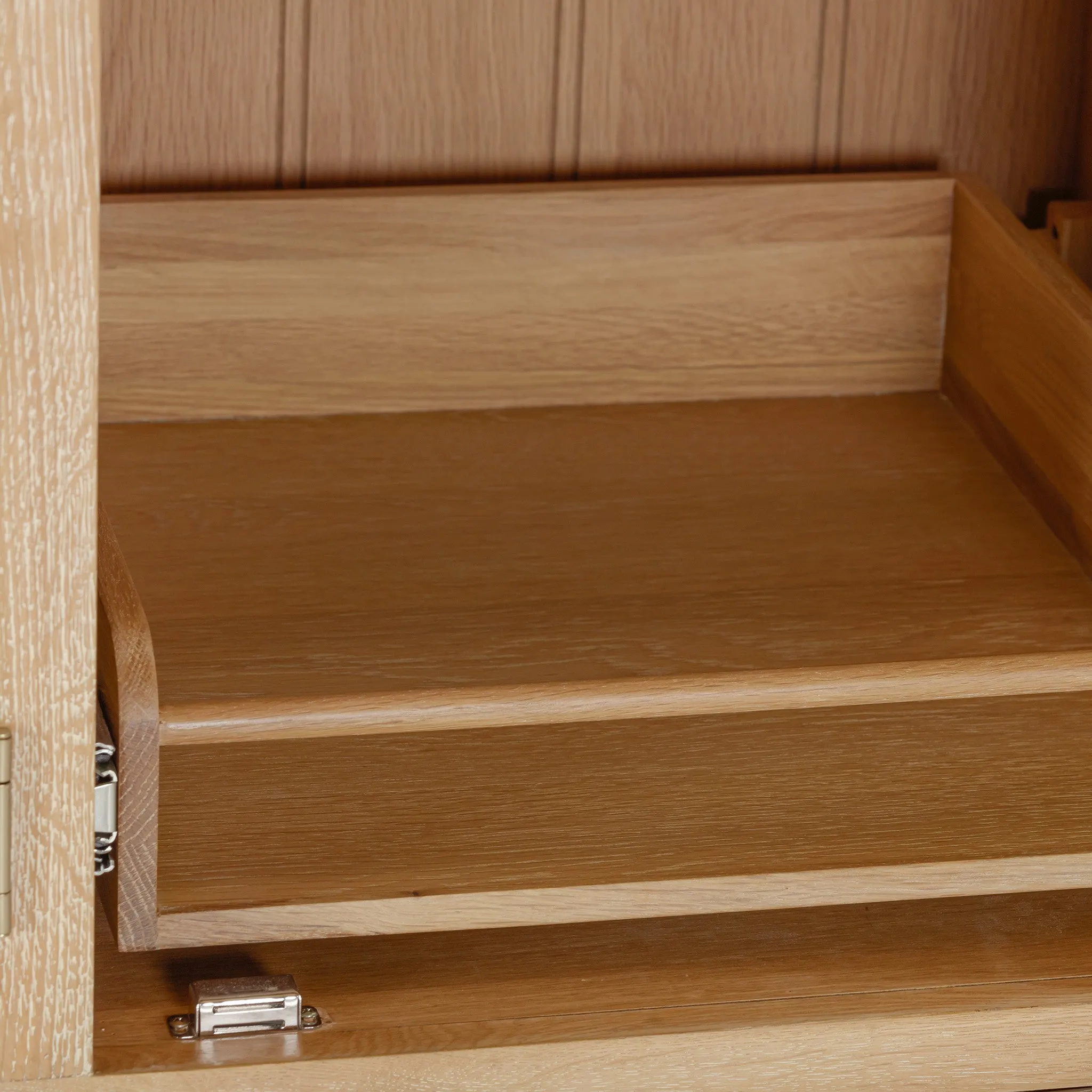 Burford Triple Larder Unit in Natural Oak