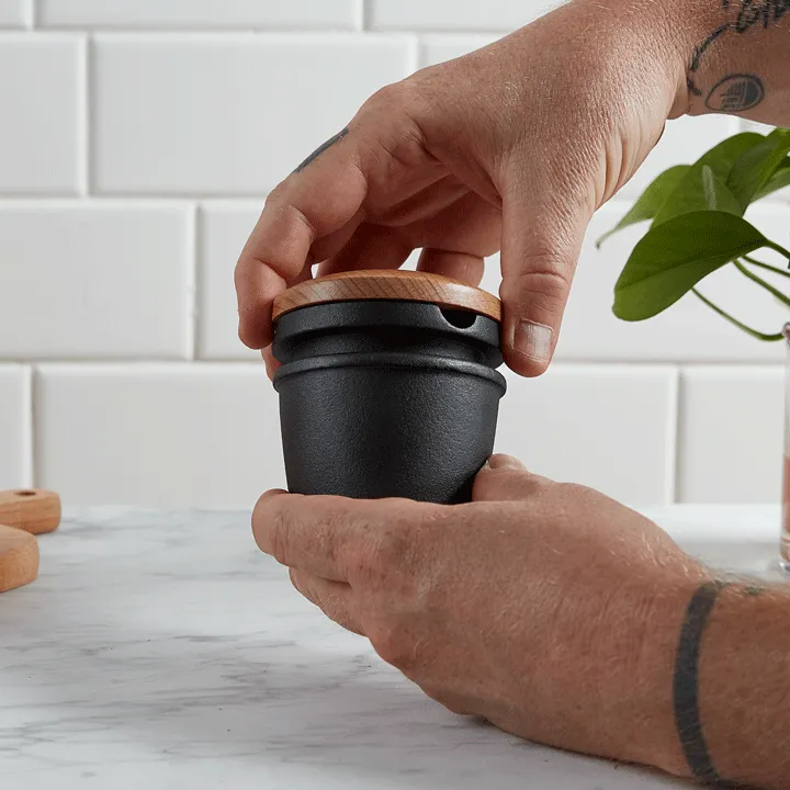 Cast Iron Spice Grinder with Storage