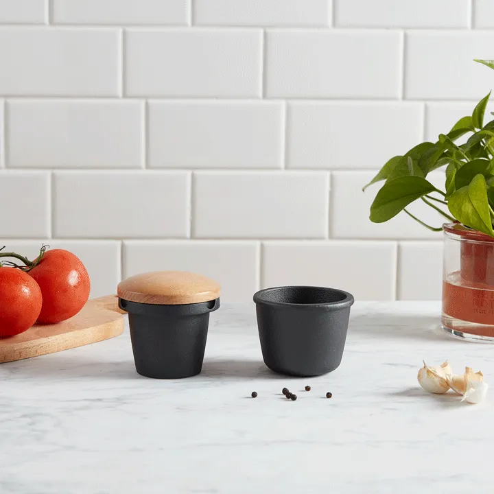 Cast Iron Spice Grinder with Storage