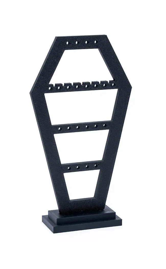 Eternal Rest Coffin Earring Holder