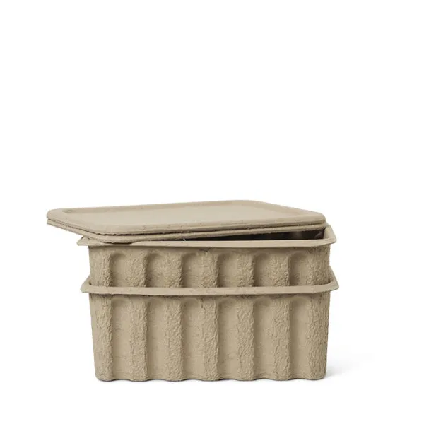 Ferm Living Paper Pulp Box - Large - Set of 2