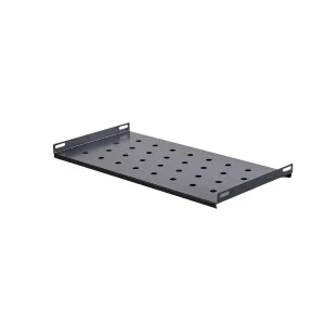 Fixed 1U Shelf for Wall Mount Cabinet | Server Rack Mount Shelf, for AV, Data & Network Equipment Rack