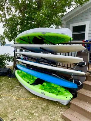 Freestanding SUP Rack |  5 Paddleboard Storage Stand