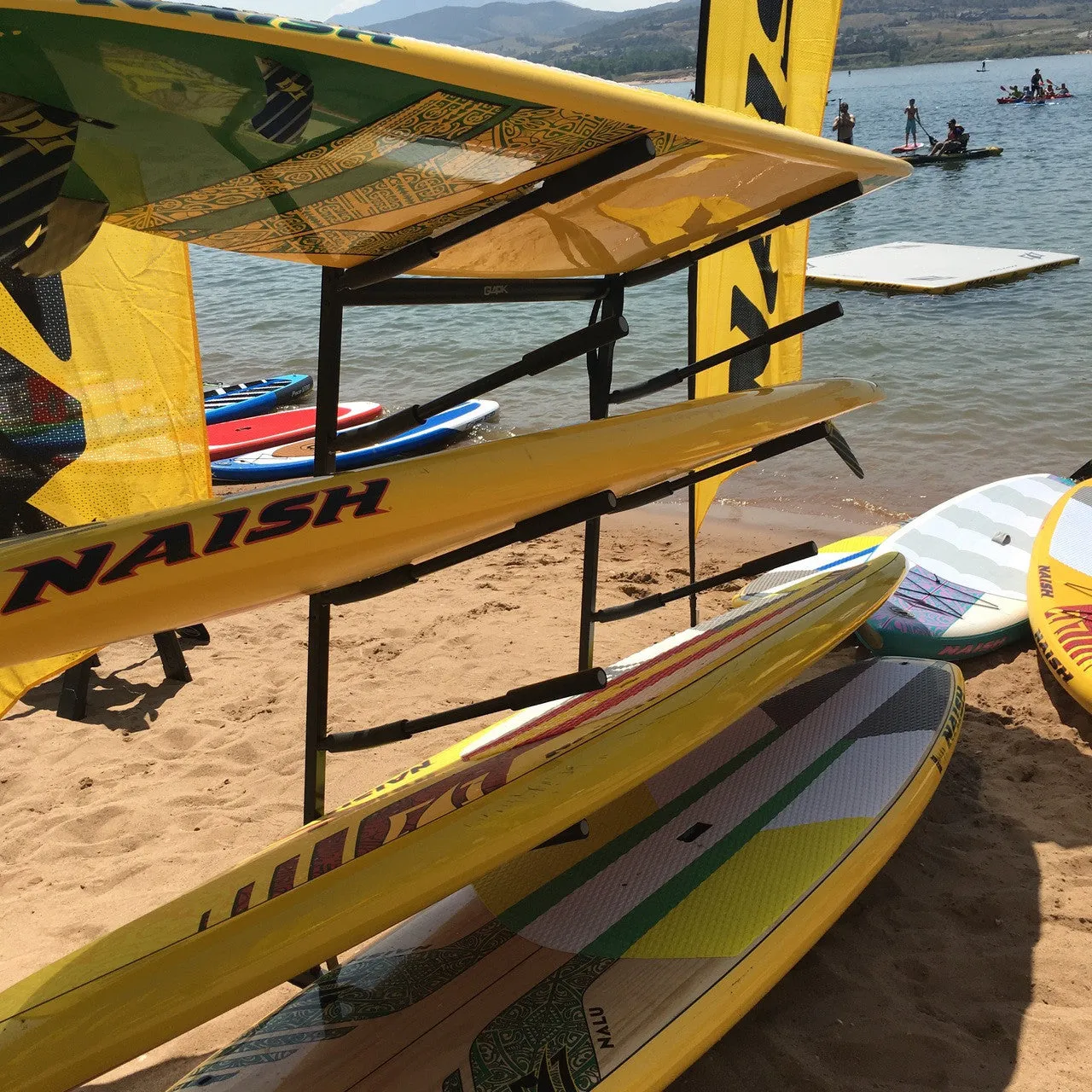 Freestanding SUP Rack |  5 Paddleboard Storage Stand