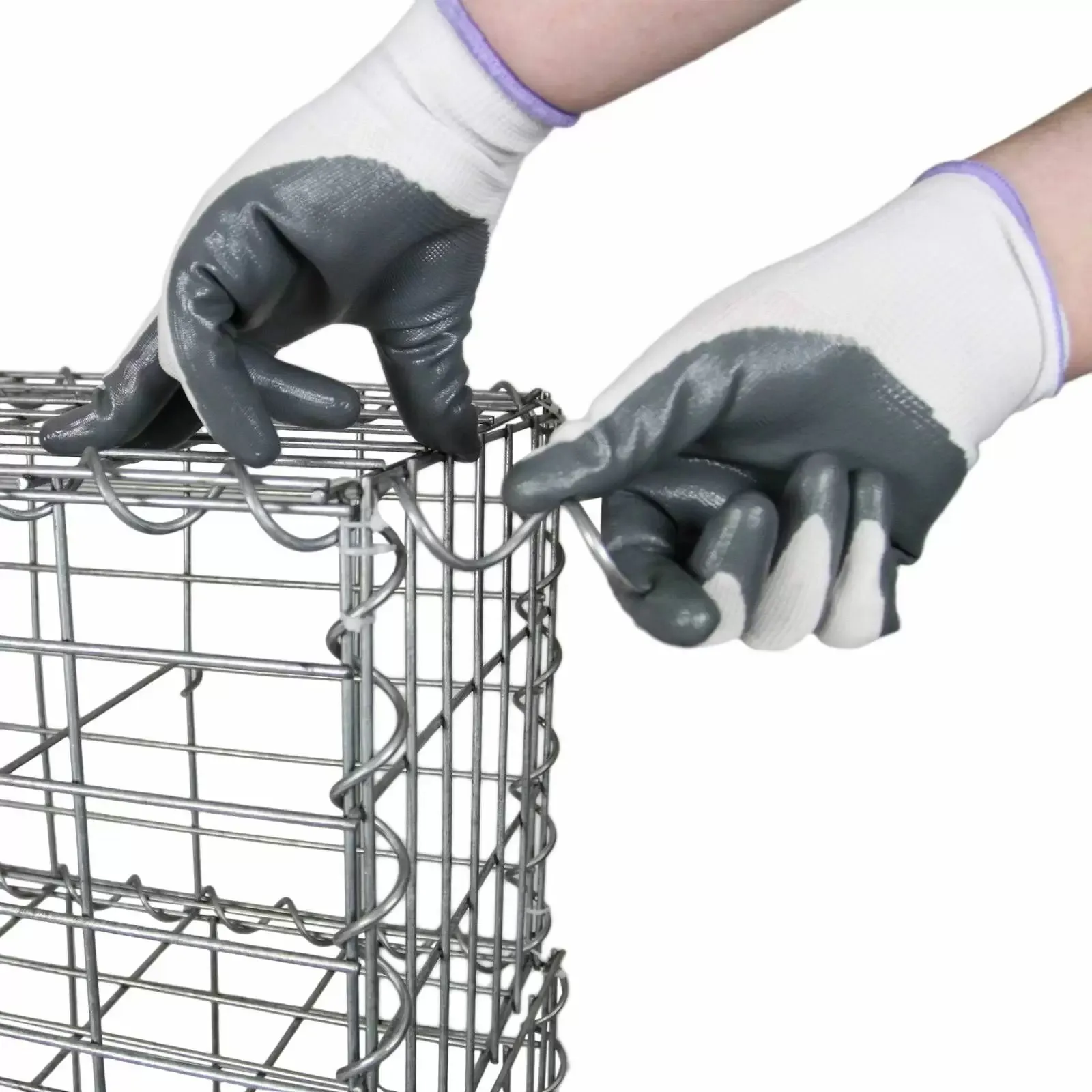 Gabion Baskets Garden Mesh Cages Wire Stone 100X100X100CM