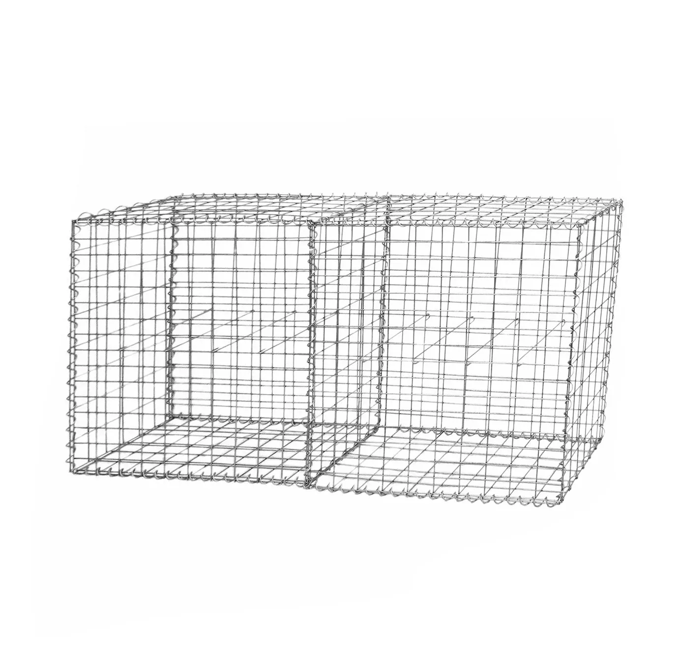 Gabion Baskets Garden Mesh Cages Wire Stone 100X100X100CM