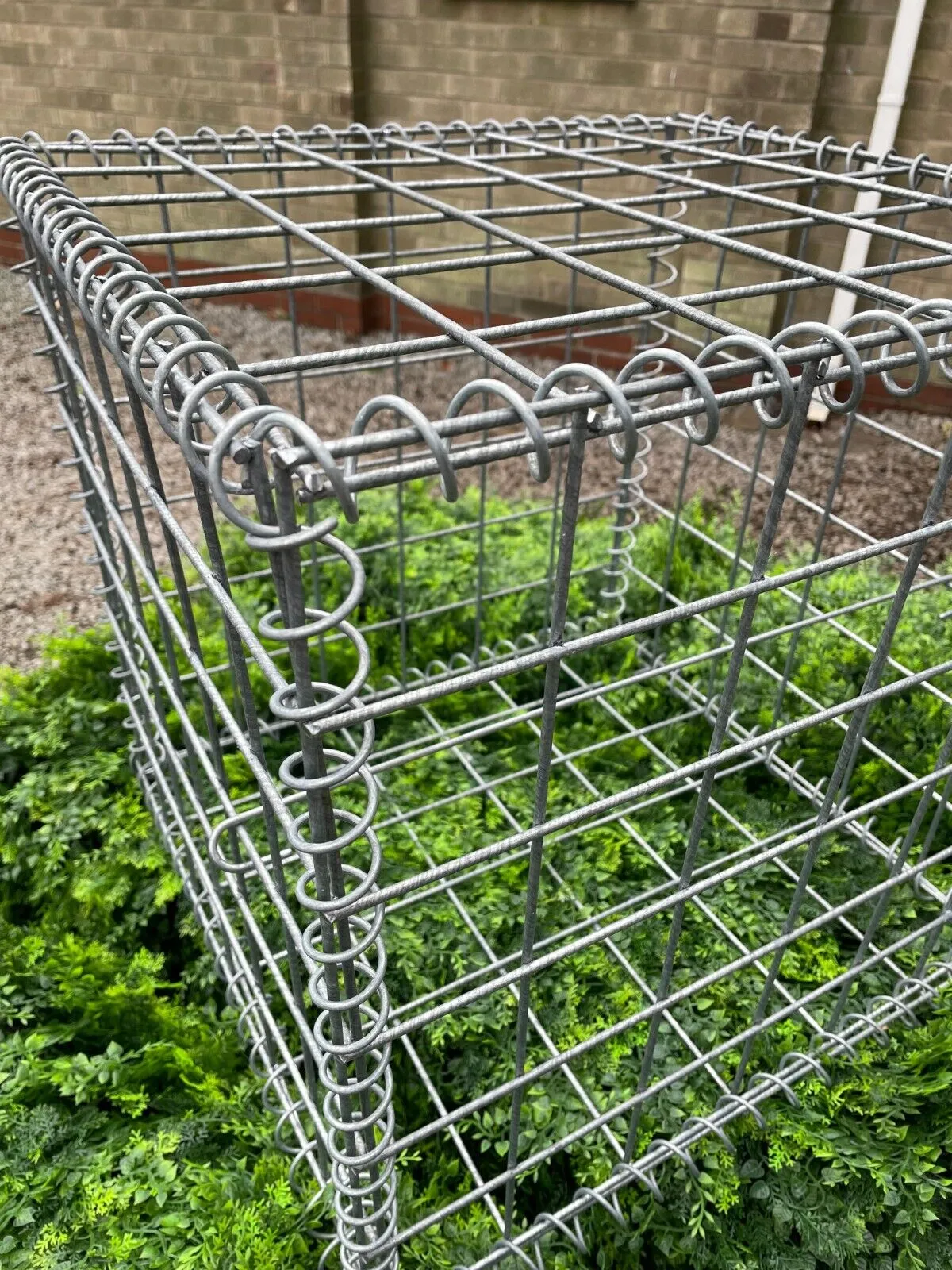 Gabion Baskets Garden Mesh Cages Wire Stone 100X100X100CM