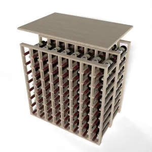 GrandCellar™ - 8 Column Full-Depth Double Deep Solid Top