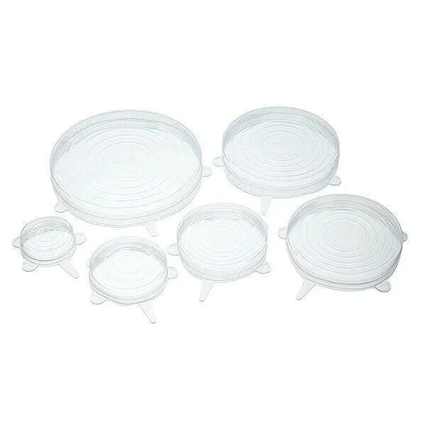 KitchenCraft Stretchy Silicone Lids Set of 6