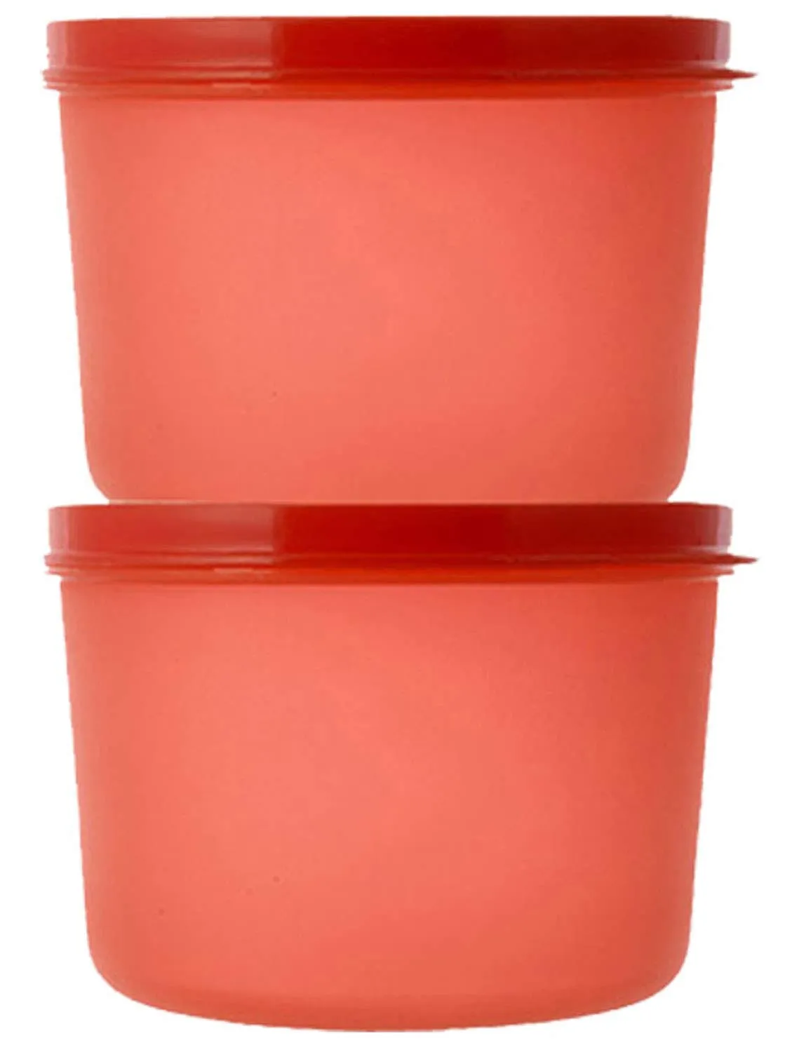Kuber Industries Plastic 2 Pieces Kitchen Storage Spice Containers, Fridge Container, Food Utility Box, Food Storage Containers Jars 1600 Ml (Red) - CTLTC44113