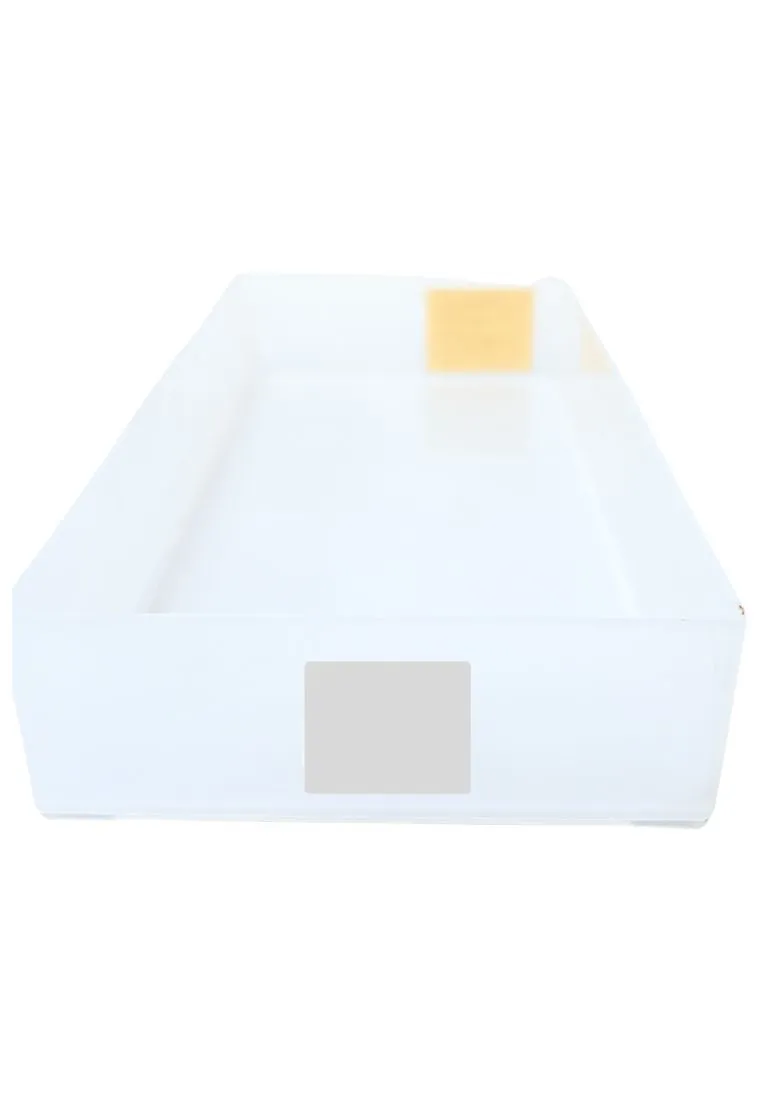 Landmark Rectangular Stackable Organizer - White 15 x 30 x 5cm