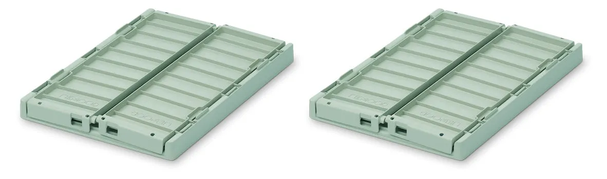 Liewood Weston Storage Box 2 Pack Small | Peppermint