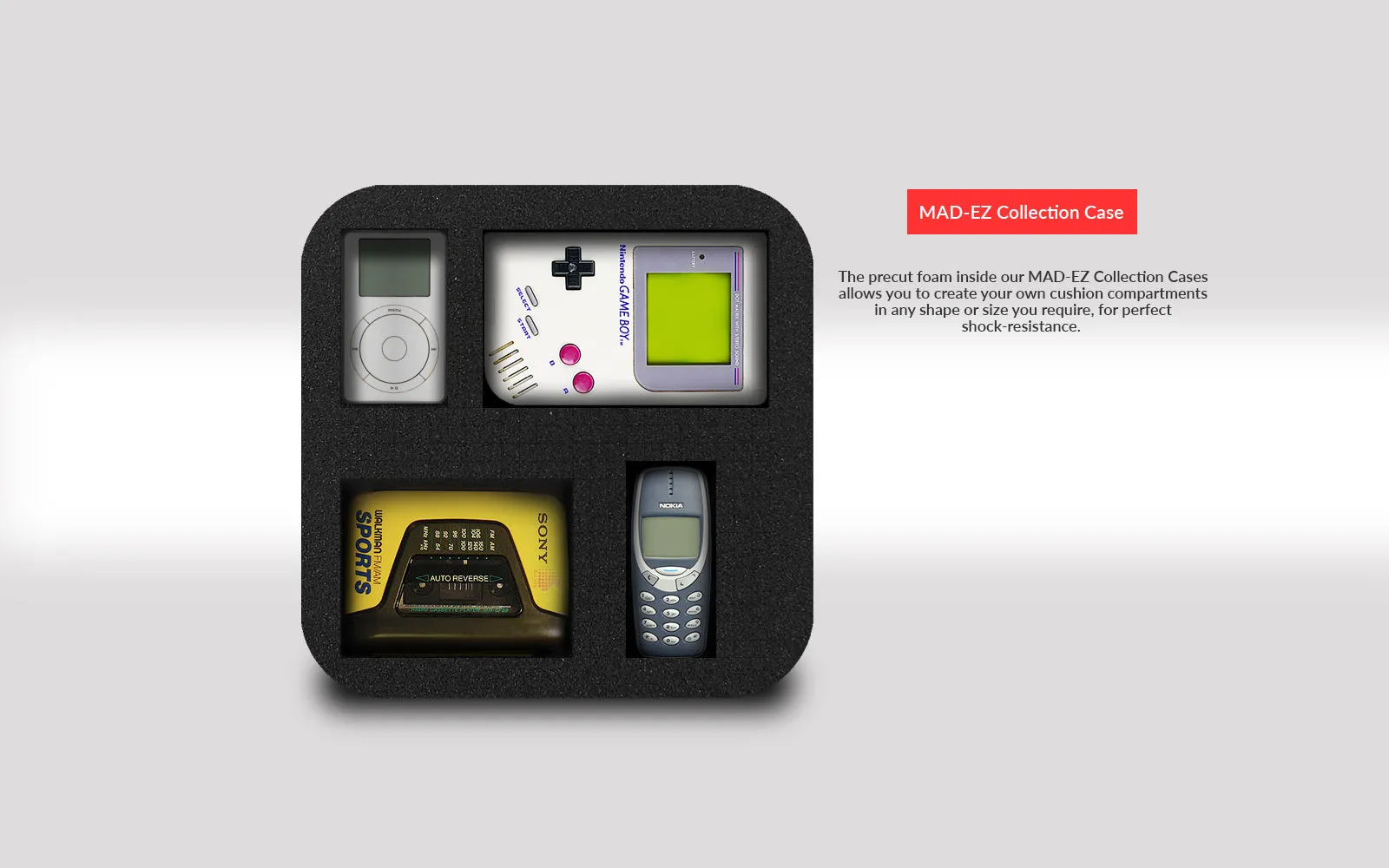 MAD-EZ Model Art Display Collectible Case (Black)