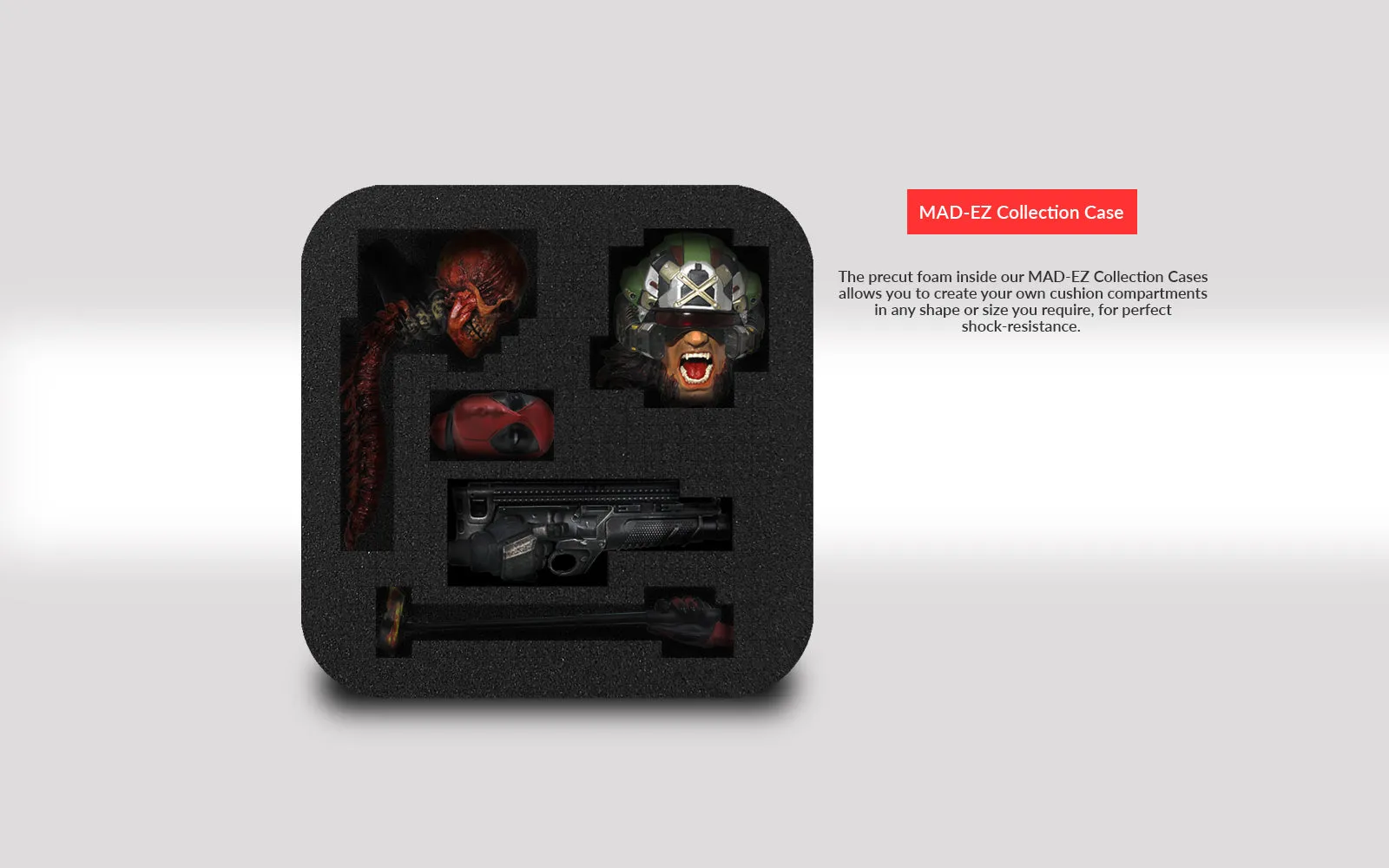 MAD-EZ Model Art Display Collectible Case (Black)