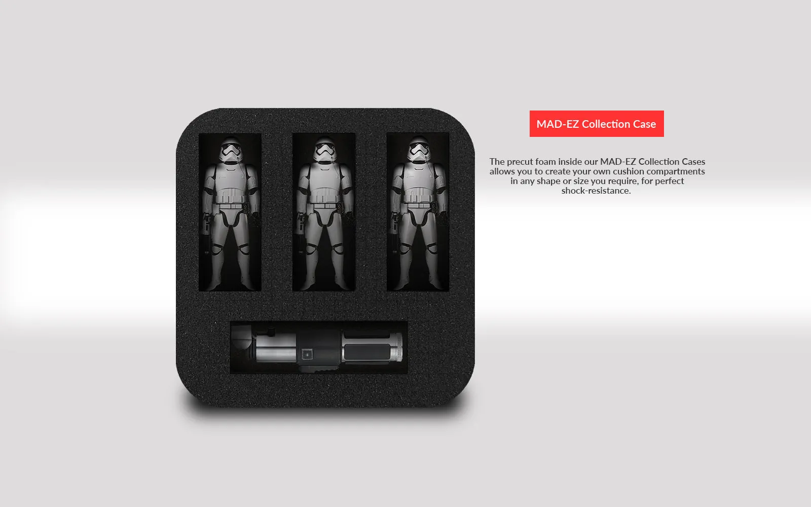 MAD-EZ Model Art Display Collectible Case (Black)