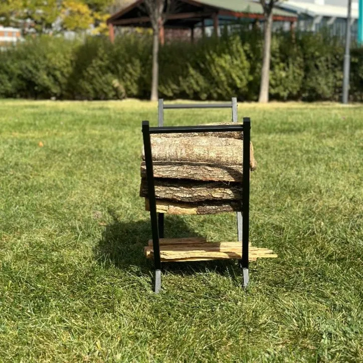 Minimalist Metal Wood Holder