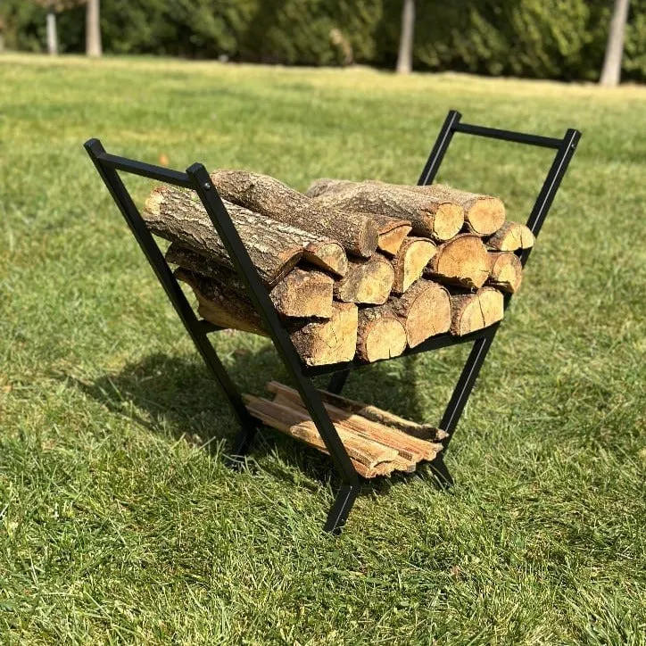 Minimalist Metal Wood Holder