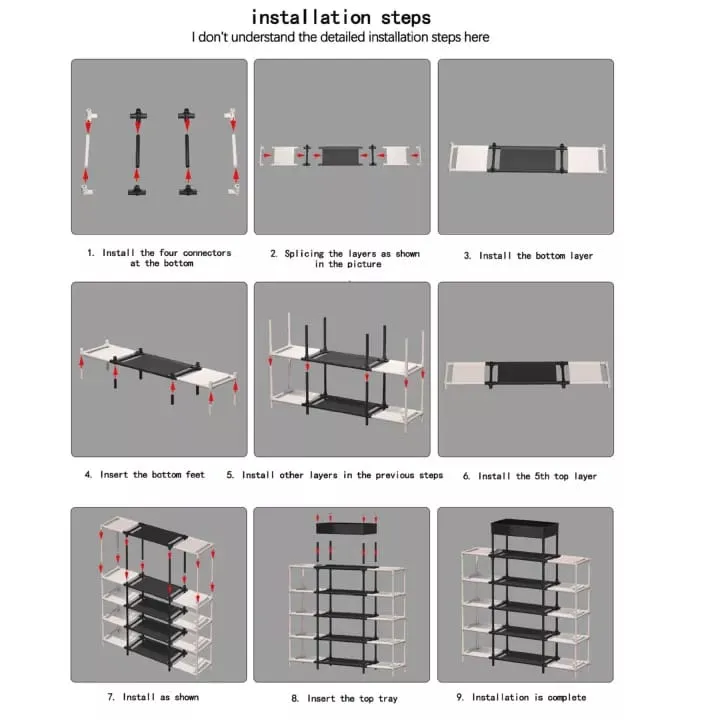 MULTI LAYERS SHOE RACK