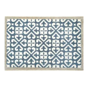 My Mat 75cm Blue Tile Harlequin Door Mat