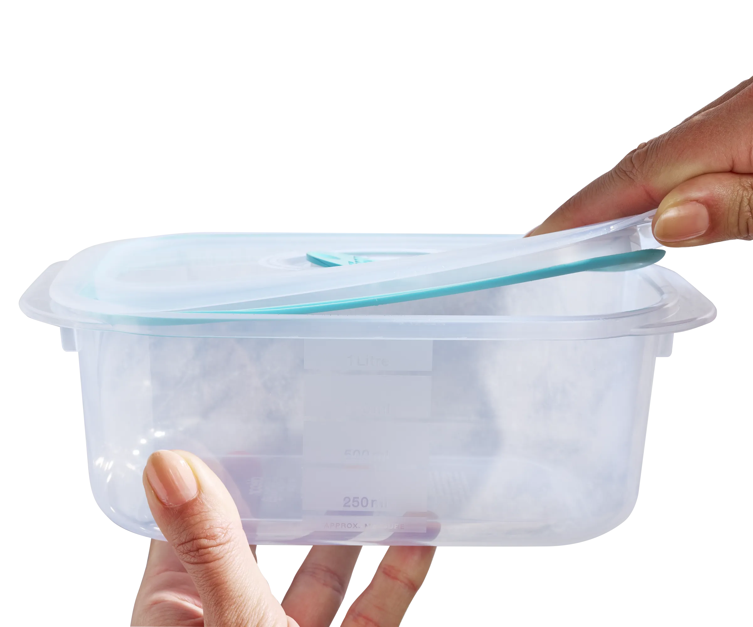 Plastic Container, Oblong 650ml