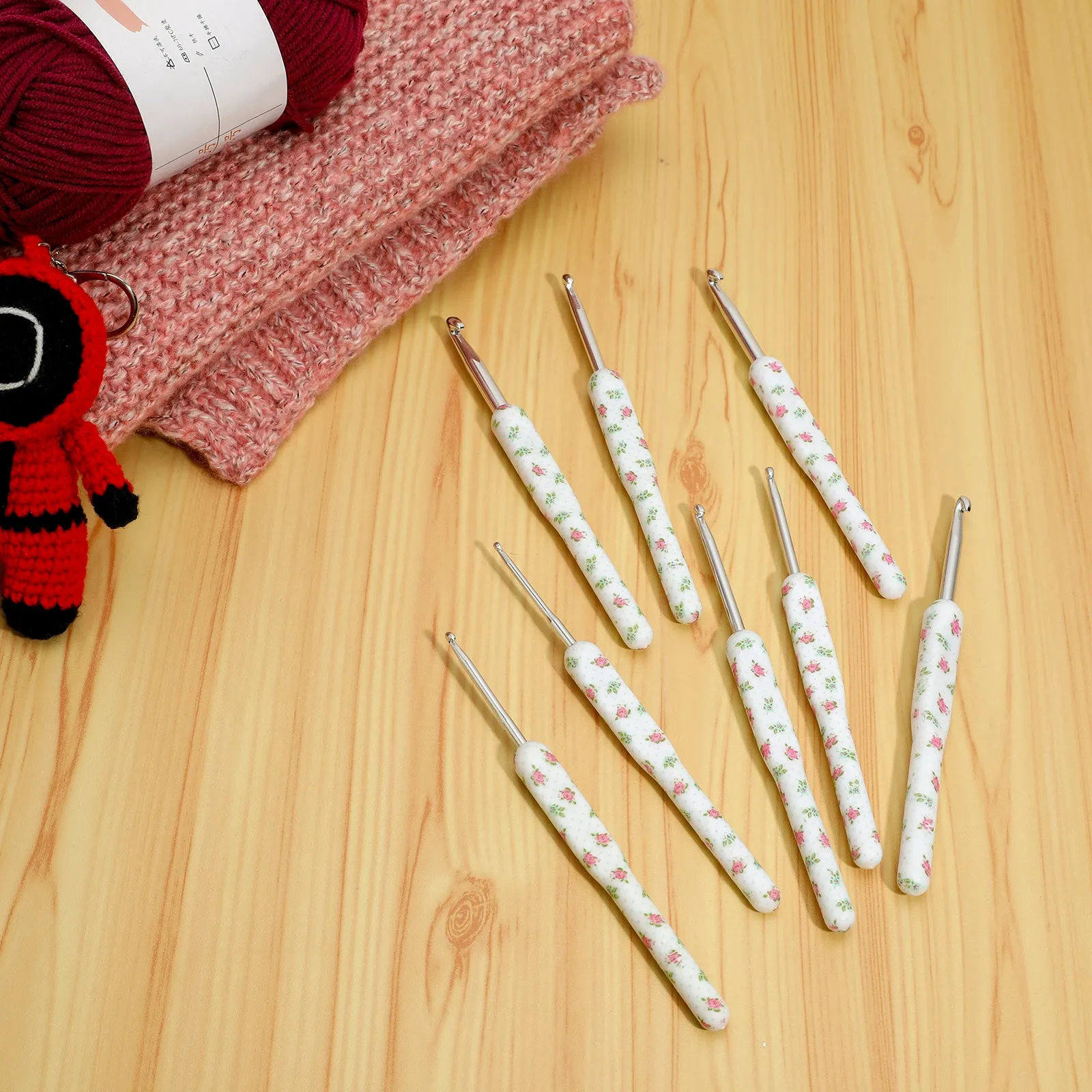 Poppy Crafts Crochet Hook Set #3 - Happier You - White