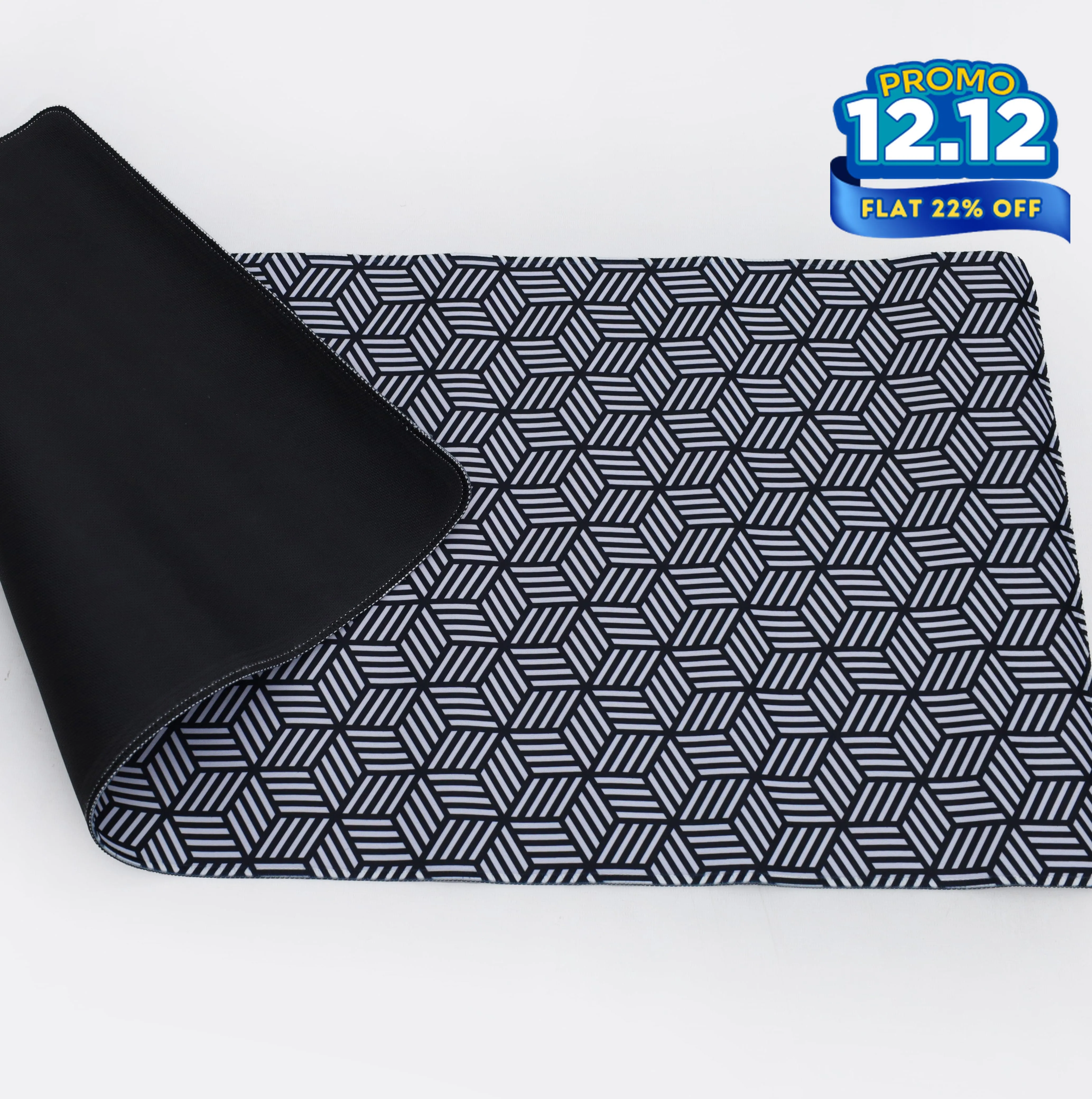 Printed Desk Mat - Hexagon Pattern