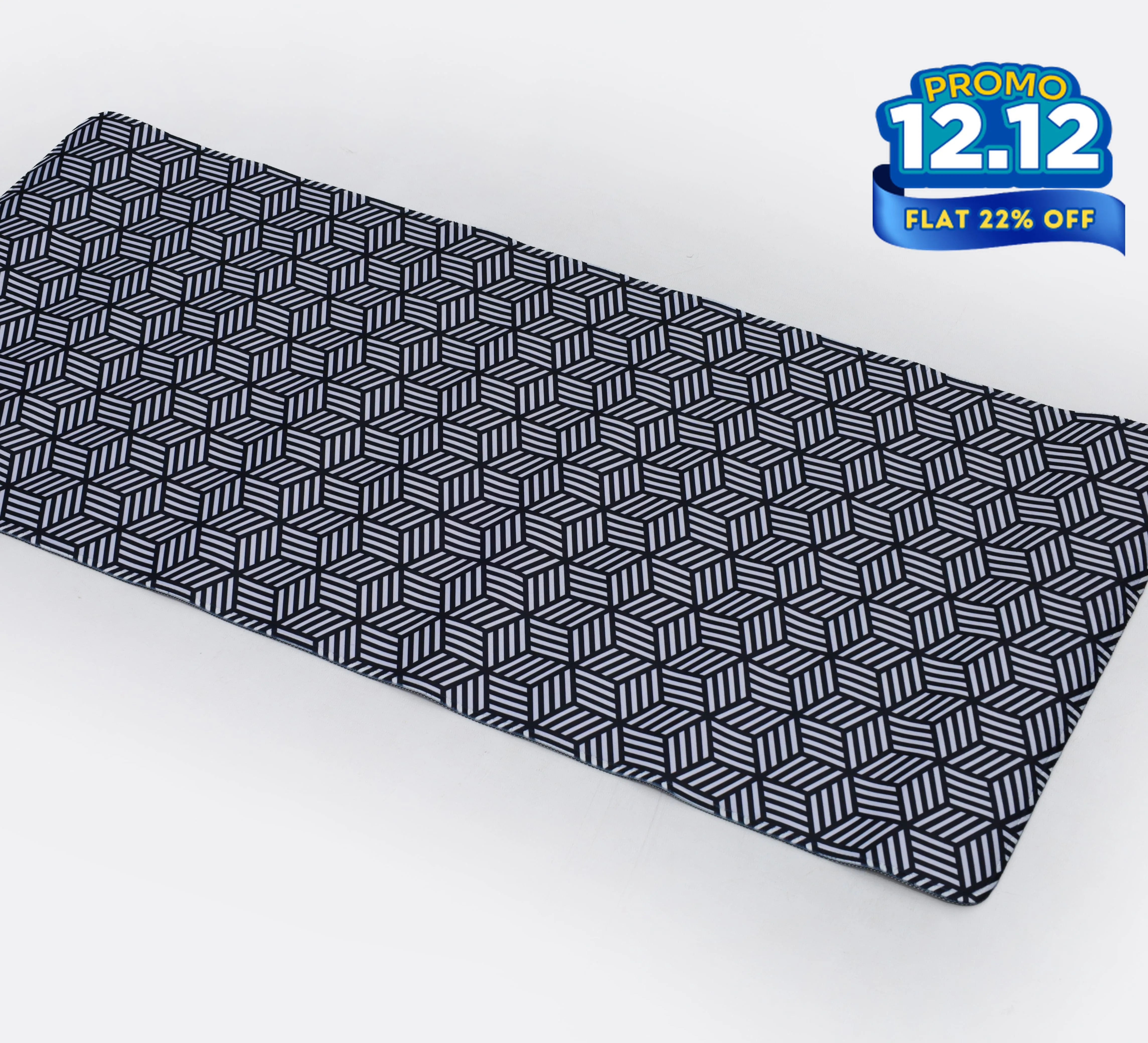 Printed Desk Mat - Hexagon Pattern