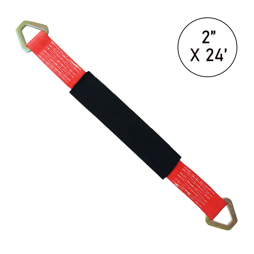 ProAxle Straps Set of 4: Precision-Length Axle Straps in Vibrant Colors (24" and 36")