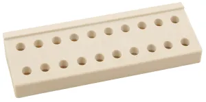 Rack for Micro Centrifuge Tubes, Autoclavable, Holds 20 Tubes of 1.5ml Capacity - Eisco Labs