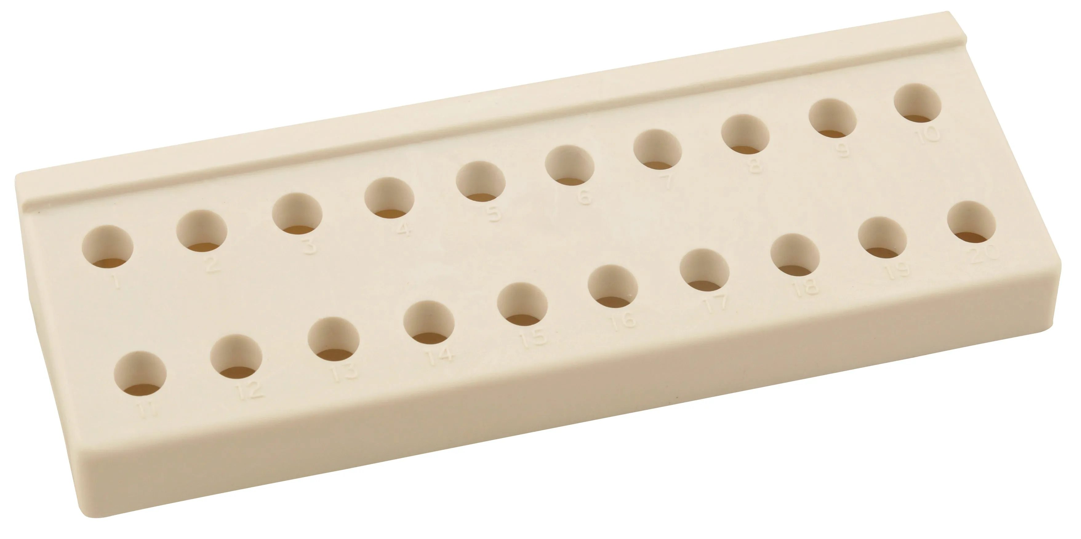 Rack for Micro Centrifuge Tubes, Autoclavable, Holds 20 Tubes of 1.5ml Capacity - Eisco Labs