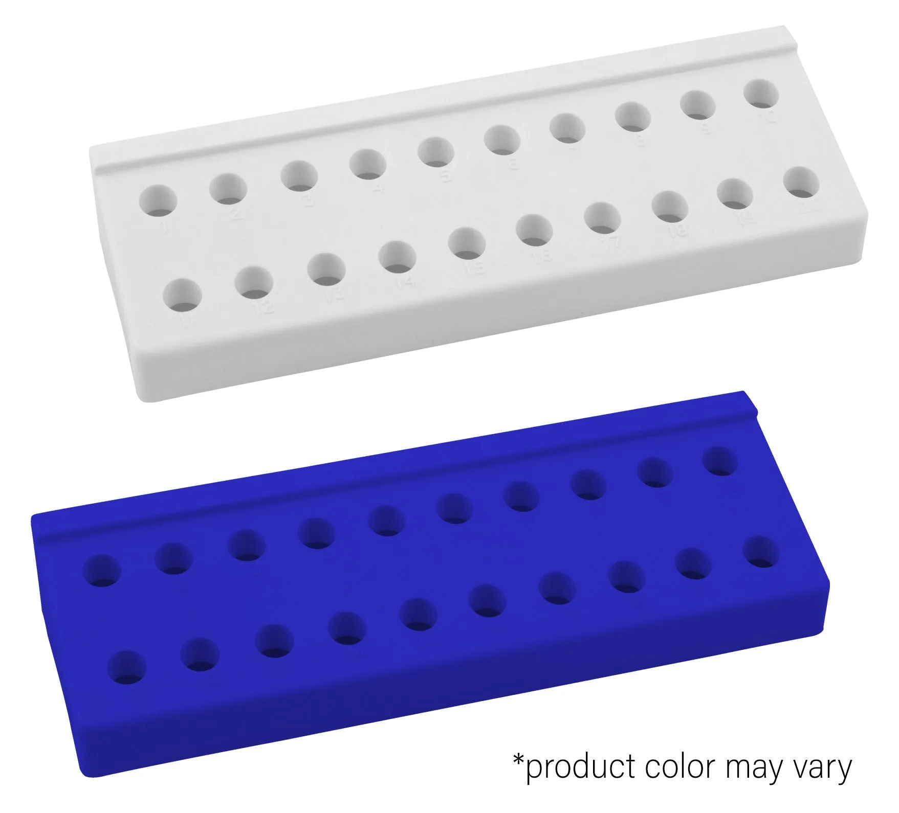 Rack for Micro Centrifuge Tubes, Autoclavable, Holds 20 Tubes of 1.5ml Capacity - Eisco Labs