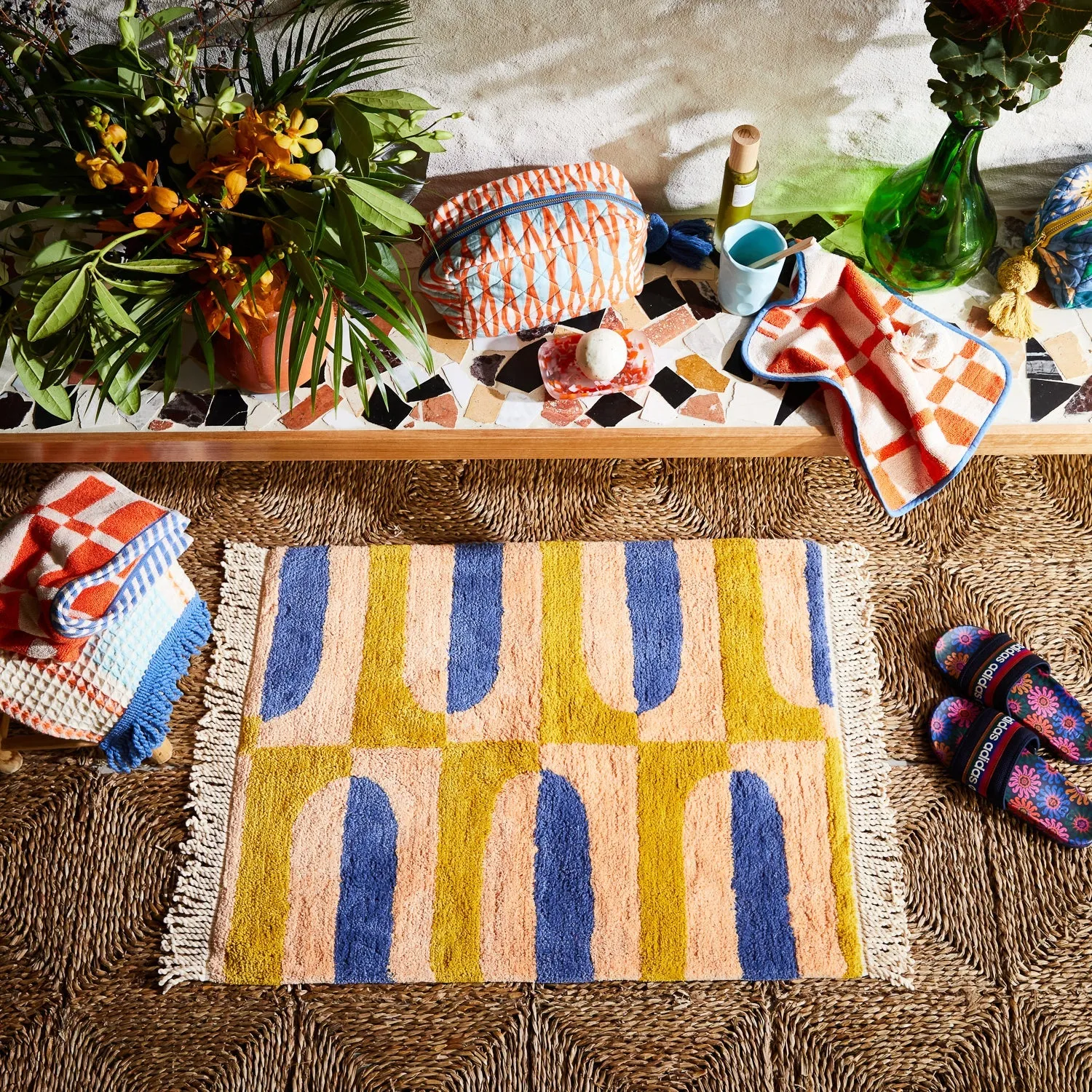 Redondo Bath Mat | Turmeric