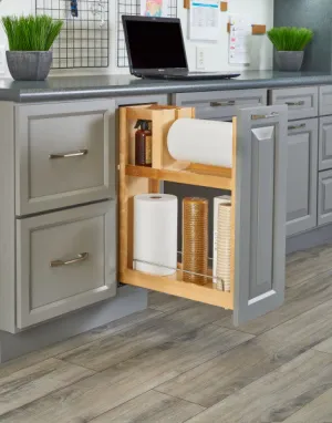 Rev-A-Shelf 8" Paper Towel Holder Base Org W/Blum SC 448PTH-BCSC-8C
