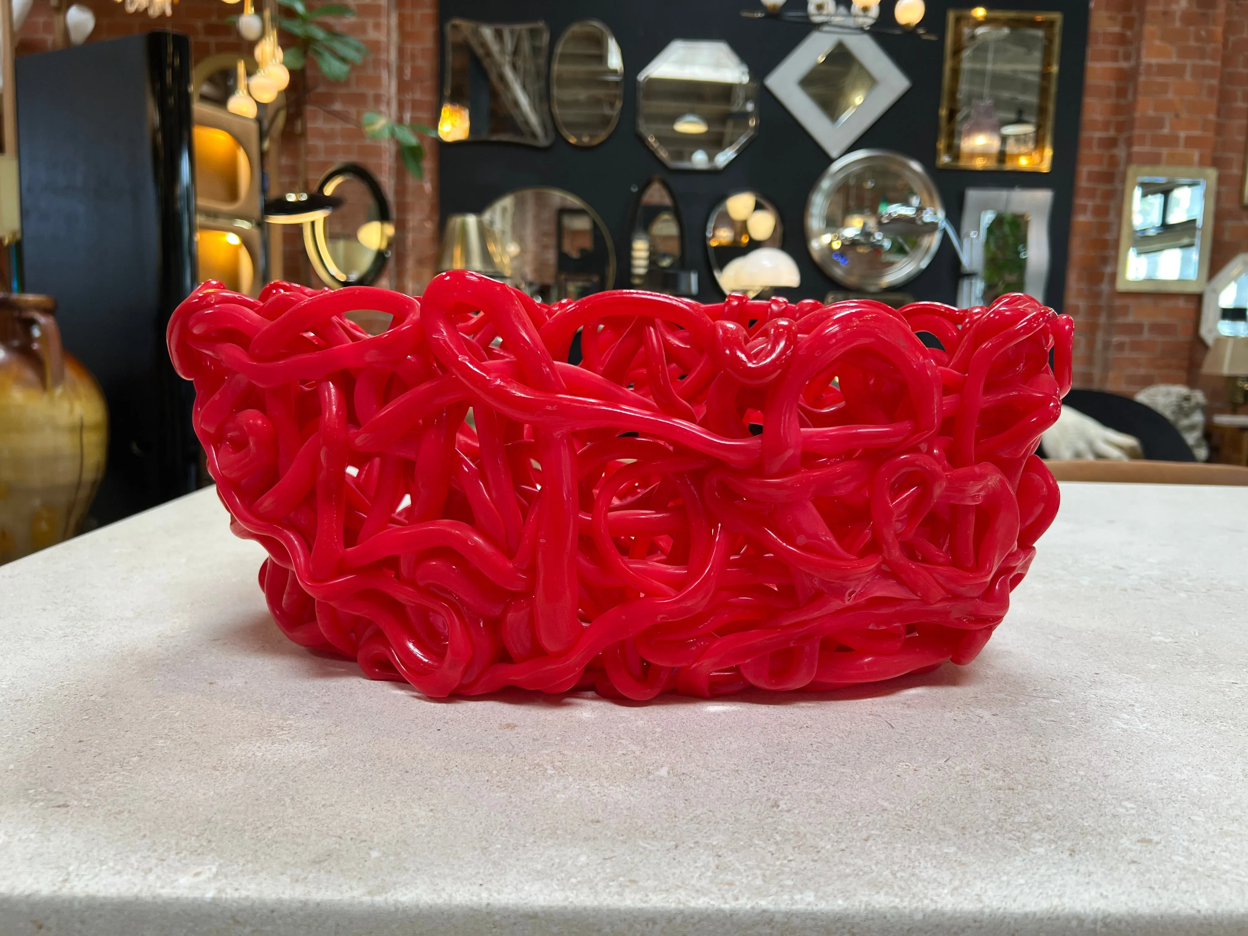 Senzafine Soft Resin Basket by Gateano Pesce