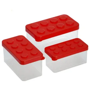 Shimoyama Lego Box Set of 3 - Red