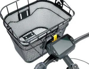 TOPEAK 3e Handlebar Basket - Black - E-Bike Rated