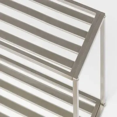 Wall Shelf Brushed Nickel Metal - Brightroom