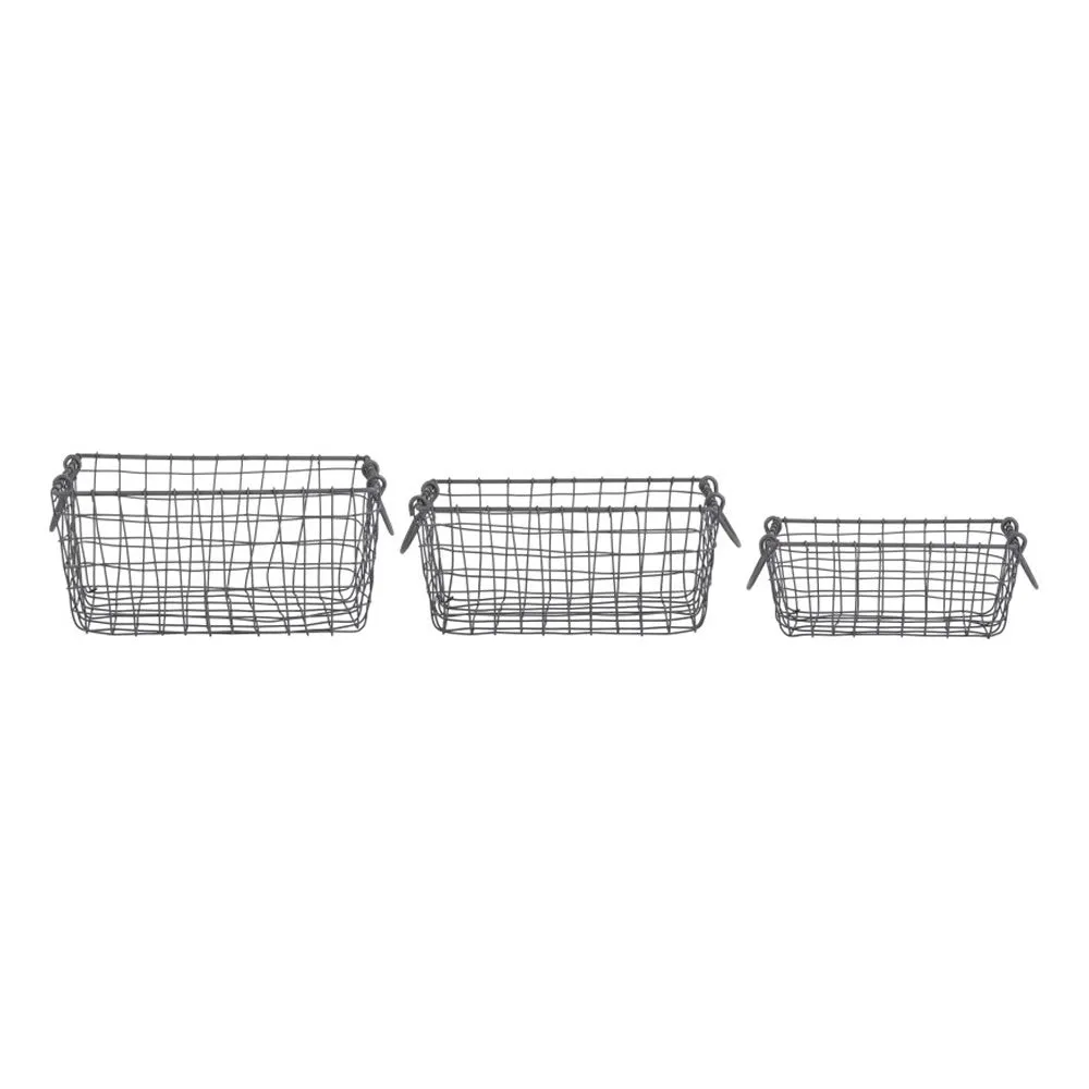Wire Baskets 3-Pack