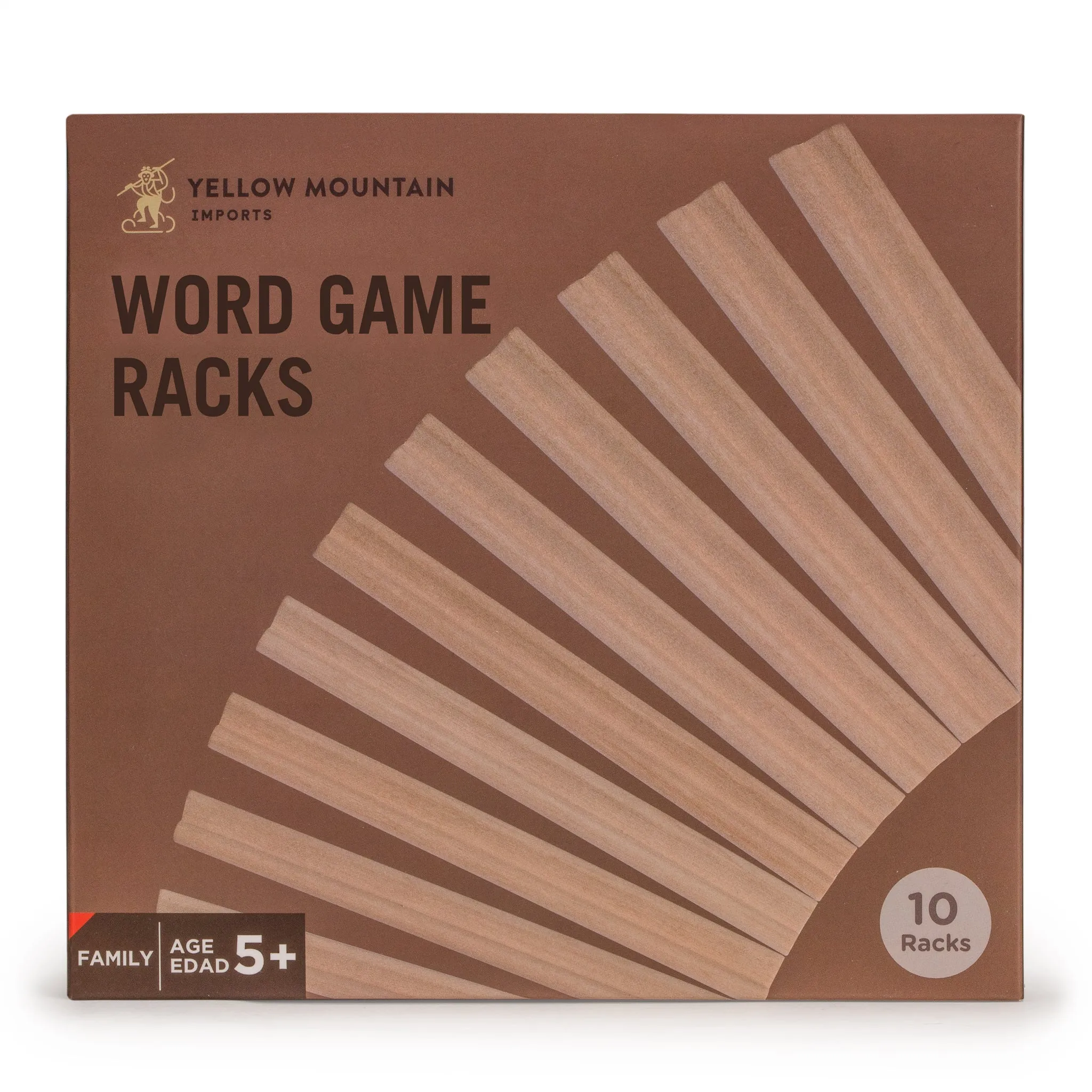 Wooden Racks/Holder for Scrabble Tiles (Set of 10)