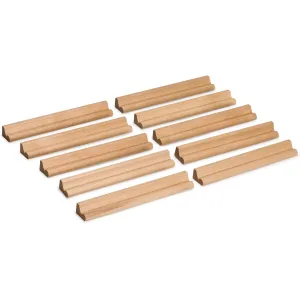 Wooden Racks/Holder for Scrabble Tiles (Set of 10)
